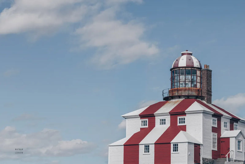 Cape Bona Vista Lighthouse I by Nathan Larson. SKU 103218i. Archival Giclee Fine art print for wall decor.