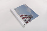 Cape Bona Vista Lighthouse I by Nathan Larson. shown as a rolled paper print. Available as archival giclee rolled canvas, fine art paper, or poster print. SKU 103218i.