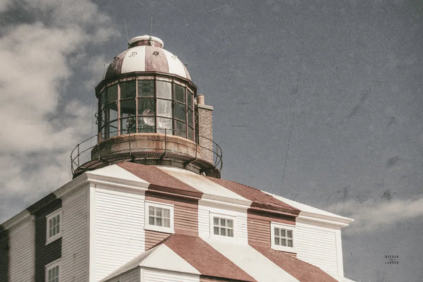 Cape Bona Vista Lighthouse II Desaturated by Nathan Larson. SKU 103221i. Archival Giclee Fine art print for wall decor.