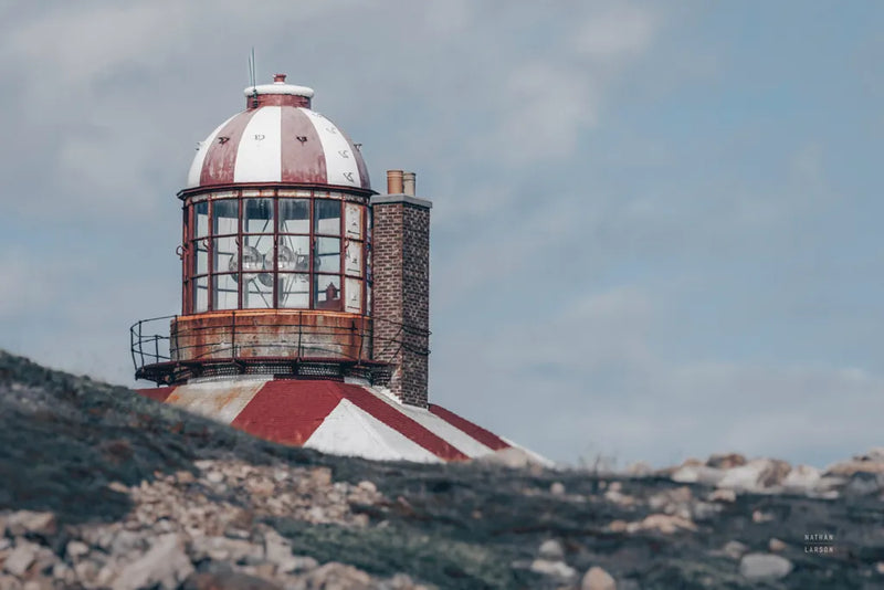 Cape Bona Vista Lighthouse III by Nathan Larson. SKU 103222i. Archival Giclee Fine art print for wall decor.