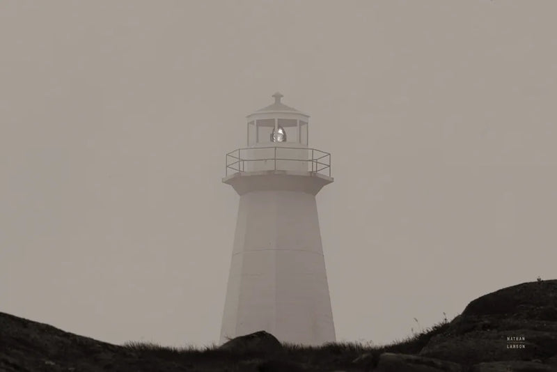 Cape Spear Lighthouse by Nathan Larson. SKU 100500i. Archival Giclee Fine art print for wall decor.
