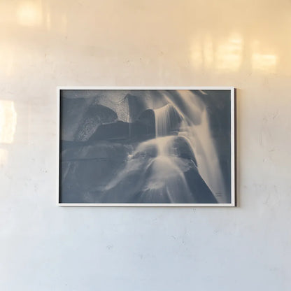 Carving Detail by Nathan Larson. shown as a paper print in a white frame. Available as a archival giclee rolled canvas, fine art paper, or poster print. SKU 87636i.