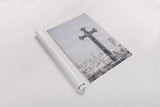Cathedral View Barcelona by Nathan Larson. shown as a rolled paper print. Available as archival giclee rolled canvas, fine art paper, or poster print. SKU 85786h.