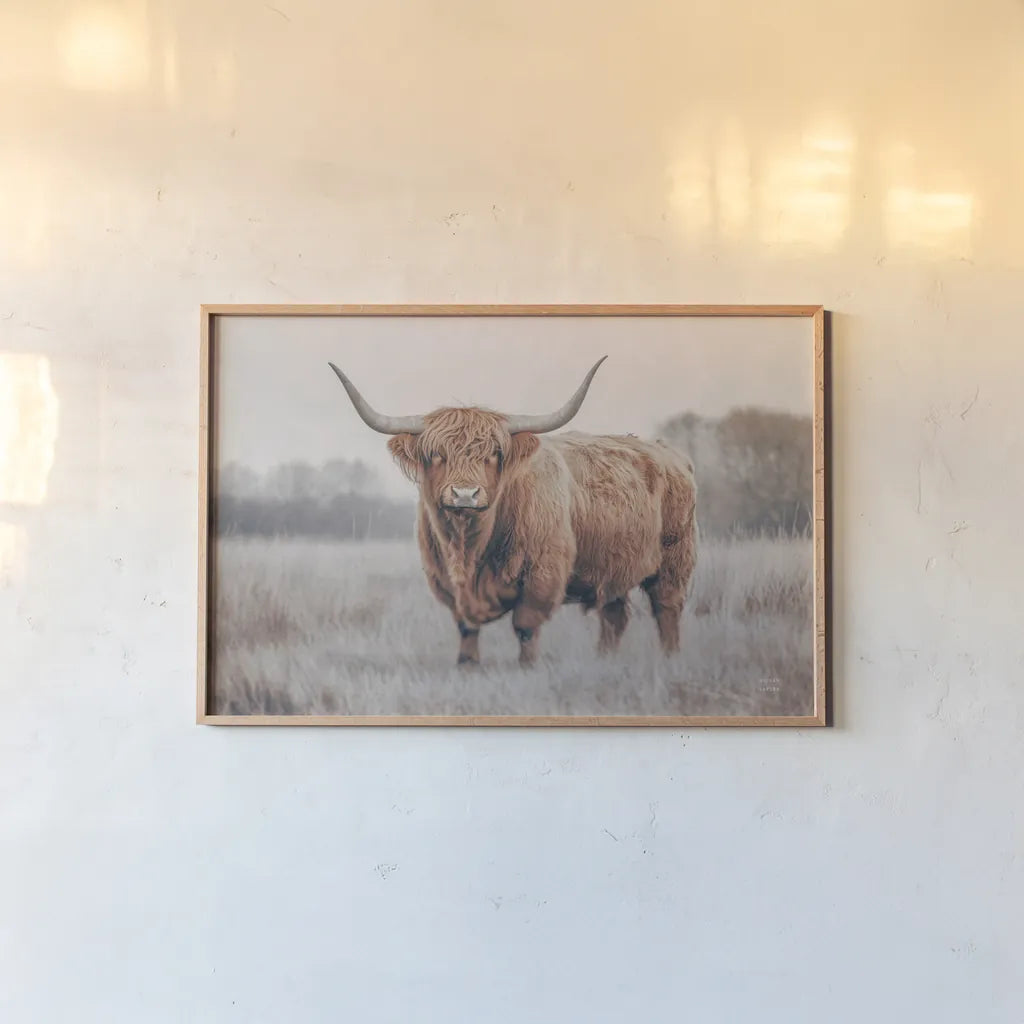 Center of Attention by Nathan Larson. shown as a paper print in a natural frame. Available as a archival giclee rolled canvas, fine art paper, or poster print. SKU 96198i.