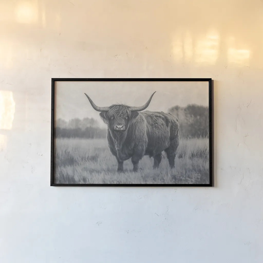 Center of Attention BW by Nathan Larson. shown as a paper print in a black flame. Available as a archival giclee rolled canvas, fine art paper, or poster print. SKU 96199i.