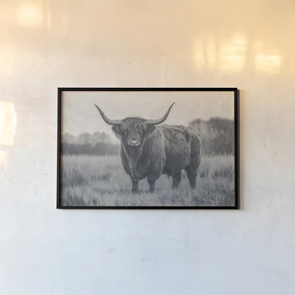 Center of Attention BW by Nathan Larson. shown as a paper print in a black flame. Available as a archival giclee rolled canvas, fine art paper, or poster print. SKU 96199i.