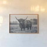 Center of Attention BW by Nathan Larson. shown as a paper print in a natural frame. Available as a archival giclee rolled canvas, fine art paper, or poster print. SKU 96199i.