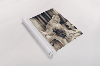 Chicken Barn I by Nathan Larson. shown as a rolled paper print. Available as archival giclee rolled canvas, fine art paper, or poster print. SKU 97955i.