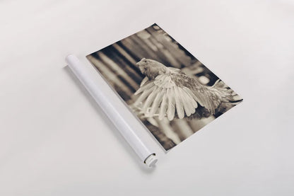 Chicken Barn II by Nathan Larson. shown as a rolled paper print. Available as archival giclee rolled canvas, fine art paper, or poster print. SKU 97956i.