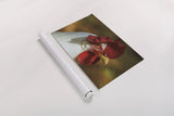 Chicken in the Sun I by Nathan Larson. shown as a rolled paper print. Available as archival giclee rolled canvas, fine art paper, or poster print. SKU 97582i.