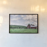 Cloud Harvest by Nathan Larson. shown as a paper print in a black flame. Available as a archival giclee rolled canvas, fine art paper, or poster print. SKU 86415i.