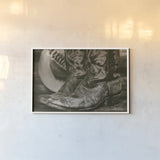 Cowboy Boots I by Nathan Larson. shown as a paper print in a white frame. Available as a archival giclee rolled canvas, fine art paper, or poster print. SKU 82727i.