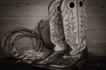 Cowboy Boots IX by Nathan Larson. SKU 82735i. Archival Giclee Fine art print for wall decor.