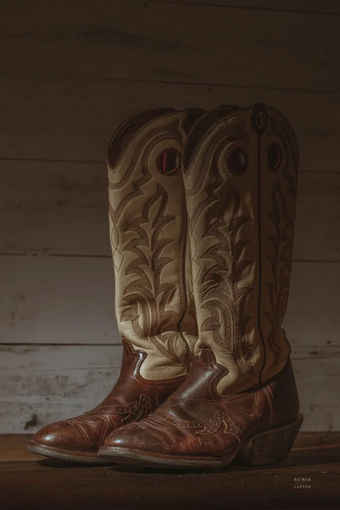 Cowboy Boots VIII by Nathan Larson. SKU 82734h. Archival Giclee Fine art print for wall decor.