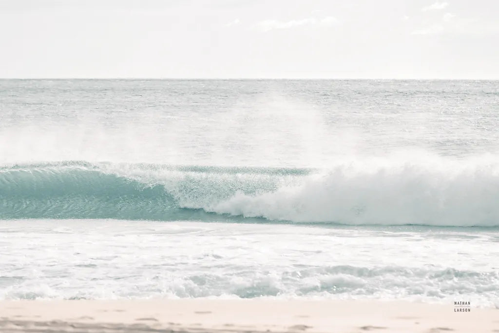 Curling Blue by Nathan Larson. SKU 82385i. Archival Giclee Fine art print for wall decor.