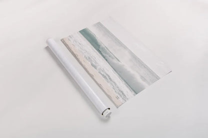 Curling Blue by Nathan Larson. shown as a rolled paper print. Available as archival giclee rolled canvas, fine art paper, or poster print. SKU 82385i.