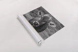 Dairy Barn BW by Nathan Larson. shown as a rolled paper print. Available as archival giclee rolled canvas, fine art paper, or poster print. SKU 82815i.