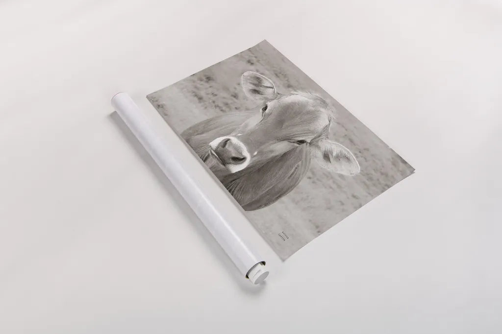 Dairy Barn Neutral by Nathan Larson. shown as a rolled paper print. Available as archival giclee rolled canvas, fine art paper, or poster print. SKU 82814i.