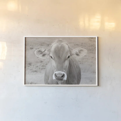 Dairy Barn Neutral by Nathan Larson. shown as a paper print in a white frame. Available as a archival giclee rolled canvas, fine art paper, or poster print. SKU 82814i.