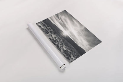 Death Valley Sunset by Nathan Larson. shown as a rolled paper print. Available as archival giclee rolled canvas, fine art paper, or poster print. SKU 96622i.