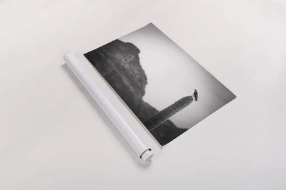 Desert Hunter by Nathan Larson. shown as a rolled paper print. Available as archival giclee rolled canvas, fine art paper, or poster print. SKU 90438i.