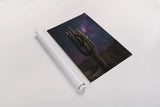 Desert Nights by Nathan Larson. shown as a rolled paper print. Available as archival giclee rolled canvas, fine art paper, or poster print. SKU 76428h.