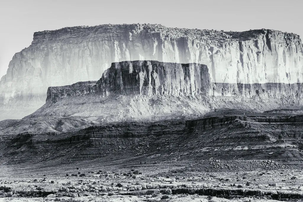 Dream Mesa BW by Nathan Larson. SKU 99199i. Archival Giclee Fine art print for wall decor.