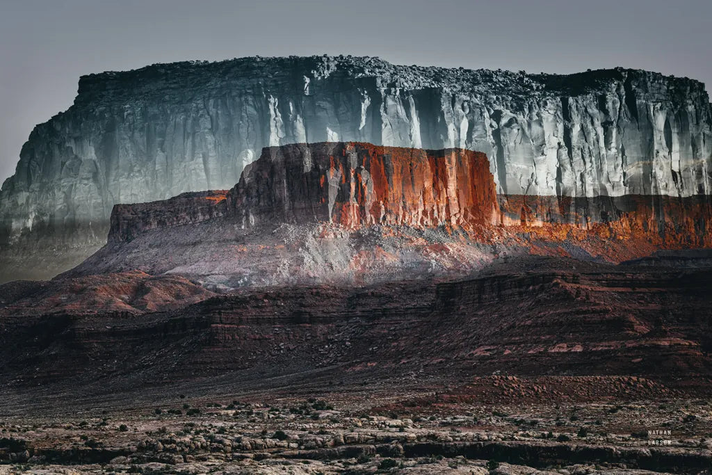 Dream Mesa Dark by Nathan Larson. SKU 99200i. Archival Giclee Fine art print for wall decor.