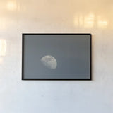 Dune Moon by Nathan Larson. shown as a paper print in a black flame. Available as a archival giclee rolled canvas, fine art paper, or poster print. SKU 103212i.