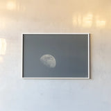 Dune Moon by Nathan Larson. shown as a paper print in a white frame. Available as a archival giclee rolled canvas, fine art paper, or poster print. SKU 103212i.