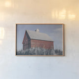 End of the Field by Nathan Larson. shown as a paper print in a natural frame. Available as a archival giclee rolled canvas, fine art paper, or poster print. SKU 98344i.