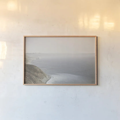 Endless Pacific by Nathan Larson. shown as a paper print in a natural frame. Available as a archival giclee rolled canvas, fine art paper, or poster print. SKU 97439i.