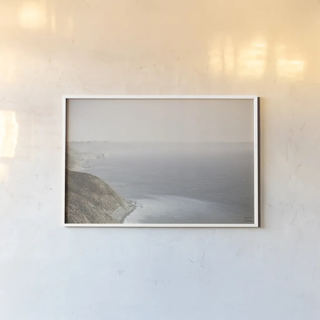 Endless Pacific by Nathan Larson. shown as a paper print in a white frame. Available as a archival giclee rolled canvas, fine art paper, or poster print. SKU 97439i.