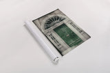 Faded Dublin Door Green by Nathan Larson. shown as a rolled paper print. Available as archival giclee rolled canvas, fine art paper, or poster print. SKU 104275h.