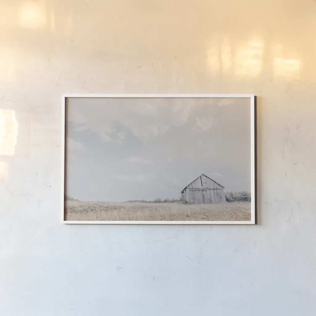 Faded History by Nathan Larson. shown as a paper print in a white frame. Available as a archival giclee rolled canvas, fine art paper, or poster print. SKU 96200i.