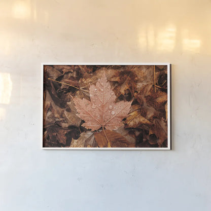 Fall Rains I by Nathan Larson. shown as a paper print in a white frame. Available as a archival giclee rolled canvas, fine art paper, or poster print. SKU 82630i.