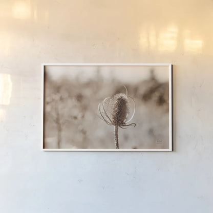 Fall Turns by Nathan Larson. shown as a paper print in a white frame. Available as a archival giclee rolled canvas, fine art paper, or poster print. SKU 82632i.