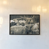 Family Portrait by Nathan Larson. shown as a paper print in a black flame. Available as a archival giclee rolled canvas, fine art paper, or poster print. SKU 96202i.