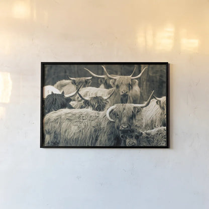 Family Portrait by Nathan Larson. shown as a paper print in a black flame. Available as a archival giclee rolled canvas, fine art paper, or poster print. SKU 96202i.