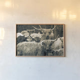 Family Portrait by Nathan Larson. shown as a paper print in a natural frame. Available as a archival giclee rolled canvas, fine art paper, or poster print. SKU 96202i.