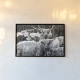 Family Portrait BW by Nathan Larson. shown as a paper print in a black flame. Available as a archival giclee rolled canvas, fine art paper, or poster print. SKU 96203i.