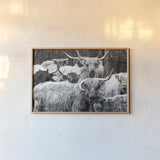 Family Portrait BW by Nathan Larson. shown as a paper print in a natural frame. Available as a archival giclee rolled canvas, fine art paper, or poster print. SKU 96203i.
