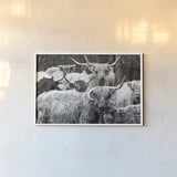 Family Portrait BW by Nathan Larson. shown as a paper print in a white frame. Available as a archival giclee rolled canvas, fine art paper, or poster print. SKU 96203i.