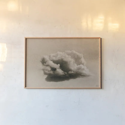 Float on By by Nathan Larson. shown as a paper print in a natural frame. Available as a archival giclee rolled canvas, fine art paper, or poster print. SKU 100503i.