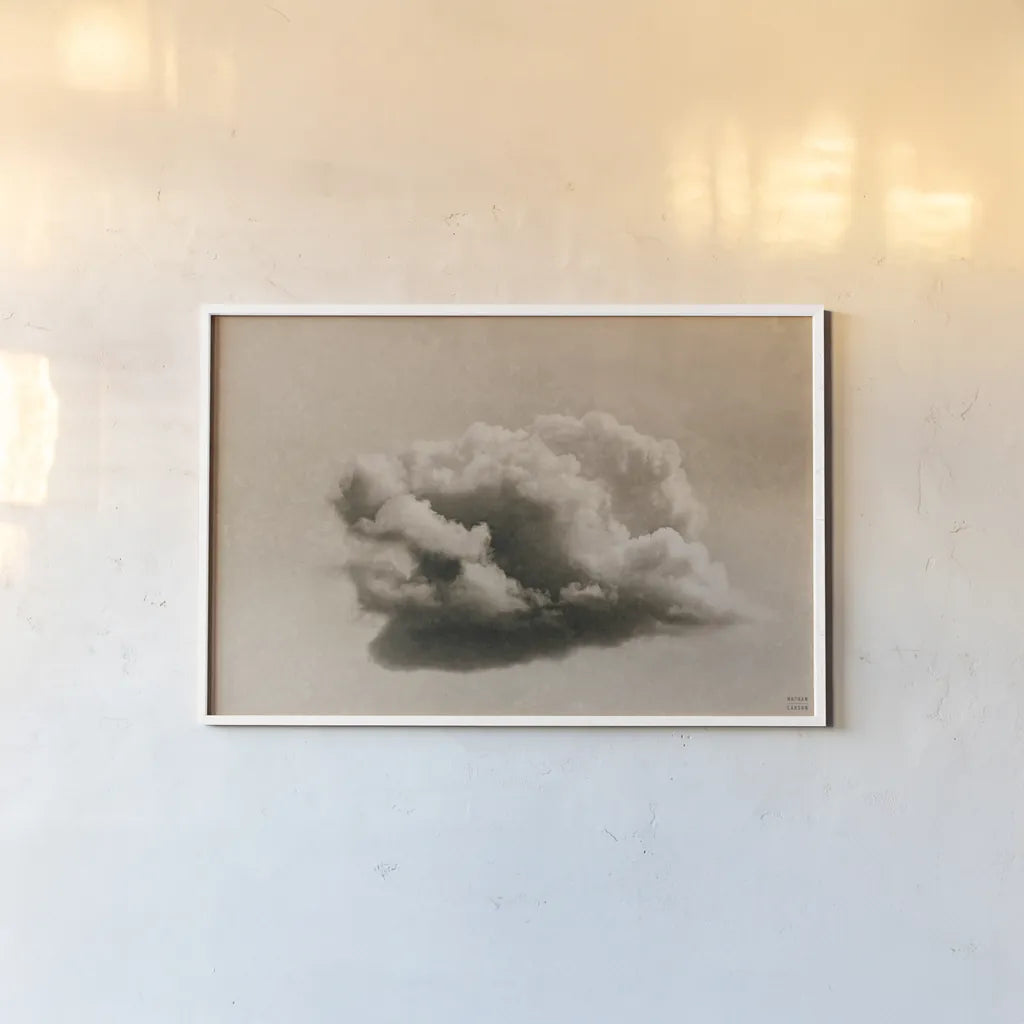 Float on By by Nathan Larson. shown as a paper print in a white frame. Available as a archival giclee rolled canvas, fine art paper, or poster print. SKU 100503i.