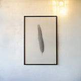 Floating Feathers II Sepia by Nathan Larson. shown as a paper print in a black flame. Available as a archival giclee rolled canvas, fine art paper, or poster print. SKU 74147h.