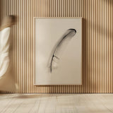 Floating Feathers III Sepia by Nathan Larson. shown as over sized large wall art. Available as an archival giclee rolled canvas, fine art paper, or poster print. SKU 74148h.