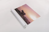 Following Along by Nathan Larson. shown as a rolled paper print. Available as archival giclee rolled canvas, fine art paper, or poster print. SKU 104268i.