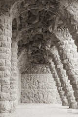 Gaudi Vaults II by Nathan Larson. SKU 87719h. Archival Giclee Fine art print for wall decor.