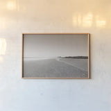 Georgia Island by Nathan Larson. shown as a paper print in a natural frame. Available as a archival giclee rolled canvas, fine art paper, or poster print. SKU 85275i.
